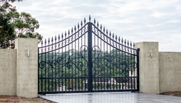 Wrought Iron Gate Placement