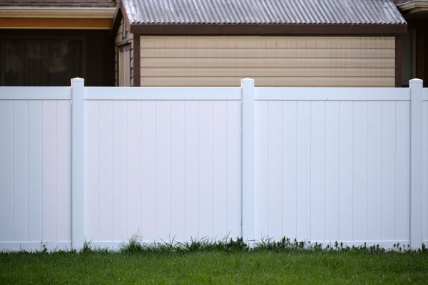 White Fence Installation