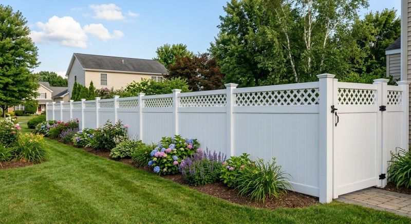 Vinyl Fence Installation project example